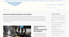 Desktop Screenshot of krisenvorsorge-ratgeber.de