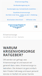 Mobile Screenshot of krisenvorsorge-ratgeber.de
